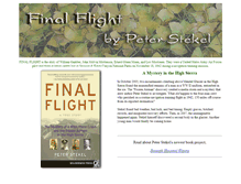 Tablet Screenshot of finalflightthebook.com